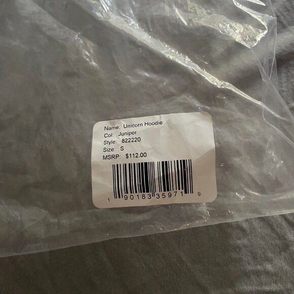 Oiselle Unicorn Hoodie- Size Small, Juniper (Green) - Picture 6 of 6